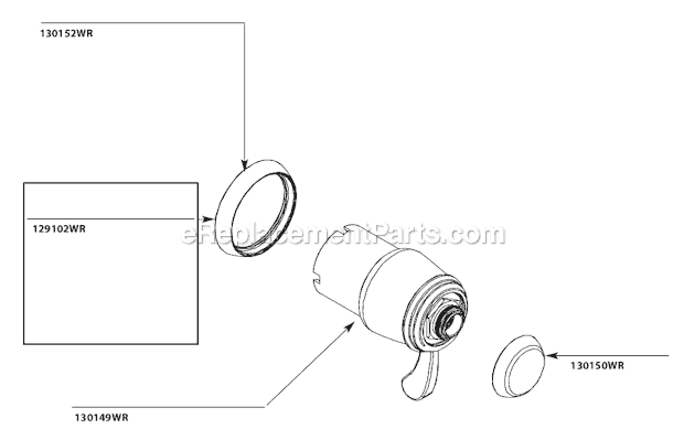 Moen TS3600WR Tub and Shower Faucet Page A Diagram