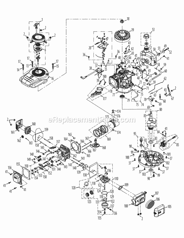 MTD 1P65B0B (2010) Engine Engine_Assembly_1P65B0B Diagram