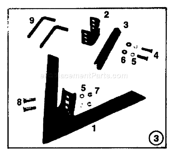 Troy-Bilt 2003 Sweep Cultivator Page A Diagram