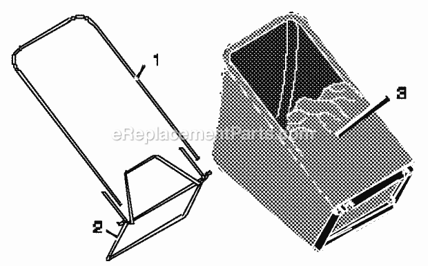 Murray 24200X8A (1997) Grass Bagger Bag_Assembly Diagram