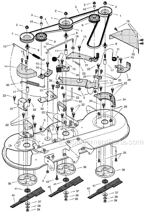 Murray Lawn Mower Ignition Switch Wiring Diagram from www.ereplacementparts.com