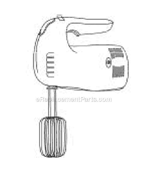 Oster 2491 Hand Mixer Page A Diagram