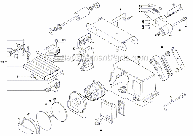 Skil 3375 (F012337500) Multi-Purpose Belt Sander Page A Diagram