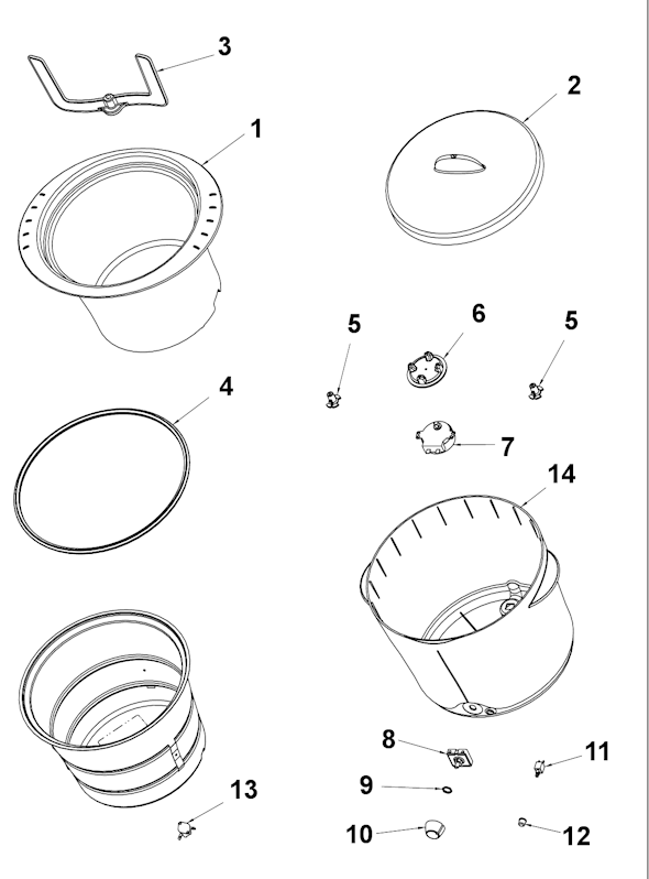 Sunbeam 2690 Slow Cooker Page A Diagram