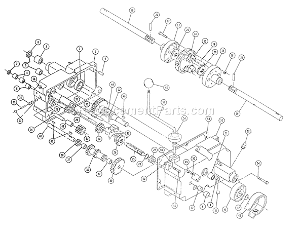 Toro 1-3745 (1969) Lawn Tractor Page A Diagram
