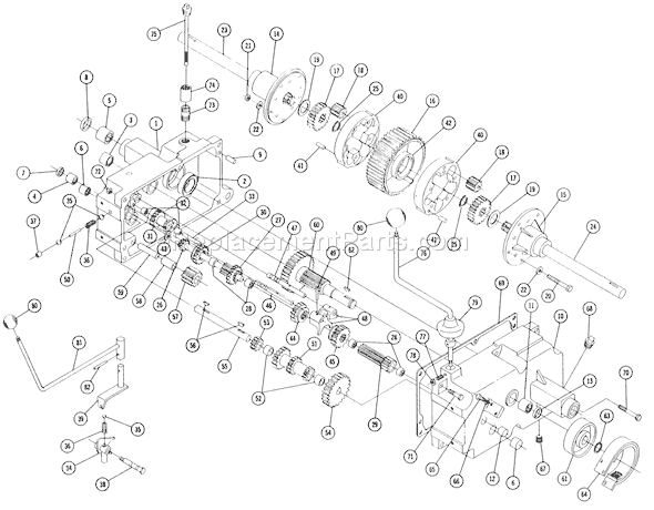 Toro 1-6041 (1970) Lawn Tractor Page A Diagram