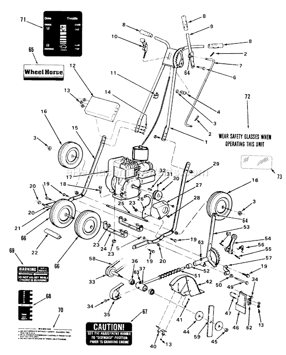 Toro 34-30BC01 (1987) Trimmer Page A Diagram