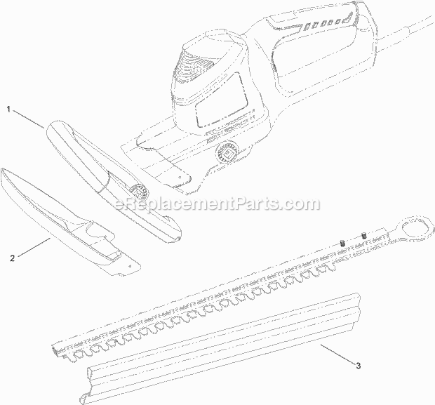 Toro 51490 (312000001 - 312999999) 22in Electric Hedge Trimmer 22_Inch_Hedge_Trimmer_Assembly Diagram
