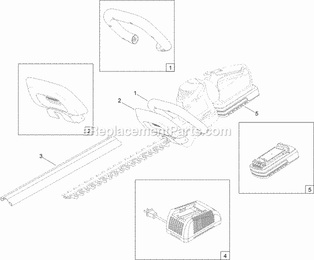 Toro 51494 (314000001 - 314999999) 22in Cordless Hedge Trimmer 22In_Cordless_Hedge_Trimmer_Assembly Diagram