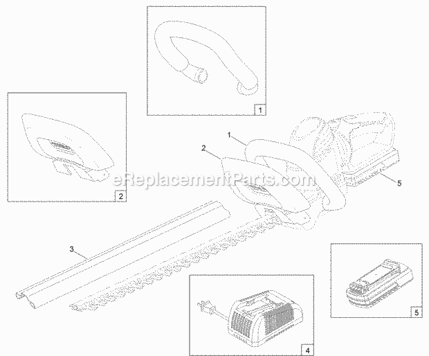 Toro 51496A (315000001 - 315999999) 24in Cordless Hedge Trimmer 24In_Cordless_Hedge_Trimmer_Assembly Diagram