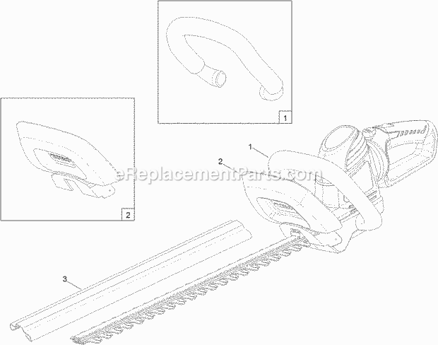 Toro 51496T (314000001 - 314999999) 24in Cordless Hedge Trimmer 24In_Cordless_Hedge_Trimmer_Assembly Diagram