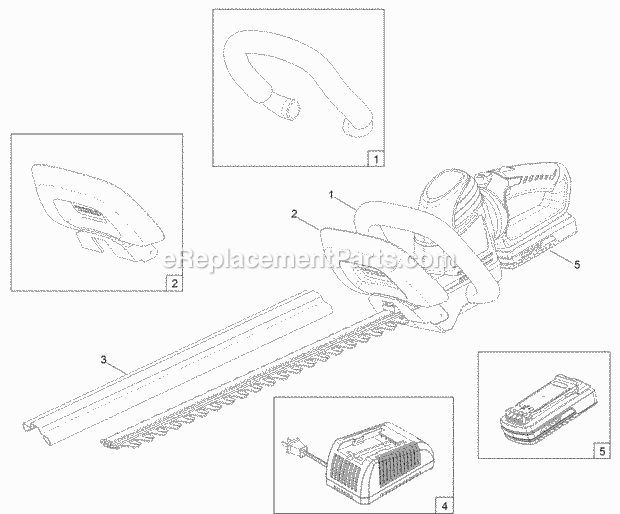 Toro 51496 (313000001 - 313999999) 24in Cordless Hedge Trimmer 24_Volt_Hedge_Trimmer_Service_Parts Diagram