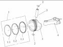 Piston/Connecting Rod Assembly Diagram and Parts List for WFT-16022  Airstream Trimmer