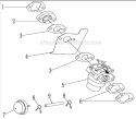 Carburetor Assembly Diagram and Parts List for WFT-16022  Airstream Trimmer