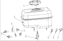 Fuel Tank Assembly Diagram and Parts List for WLE-799  Airstream Edger