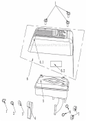 Muffler Assembly Diagram and Parts List for WLE-799  Airstream Edger