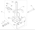Quill Arm Assembly Diagram and Parts List for WLE-799  Airstream Edger