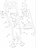 Handle Assembly Diagram and Parts List for WLE-799  Airstream Edger