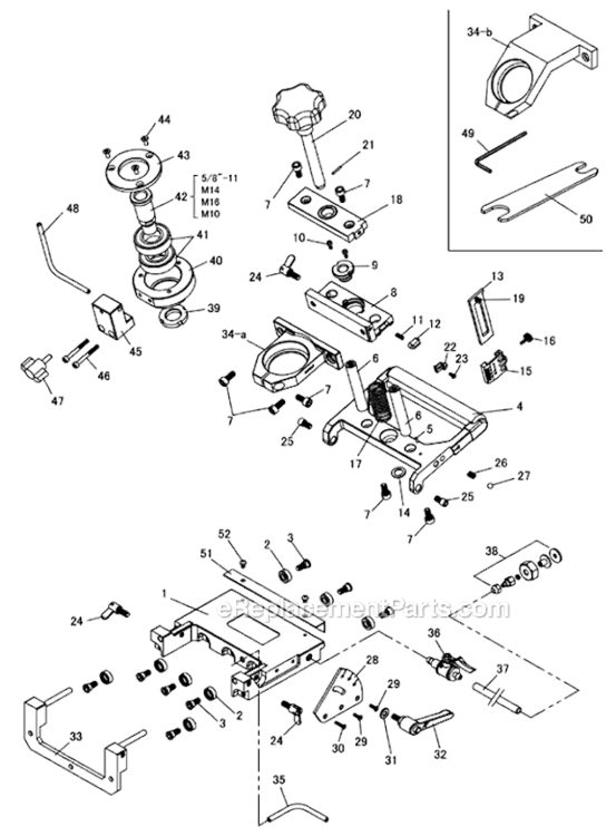 Page A Diagram and Parts List for BAB1590 Version 1 Alpha Sander Polisher