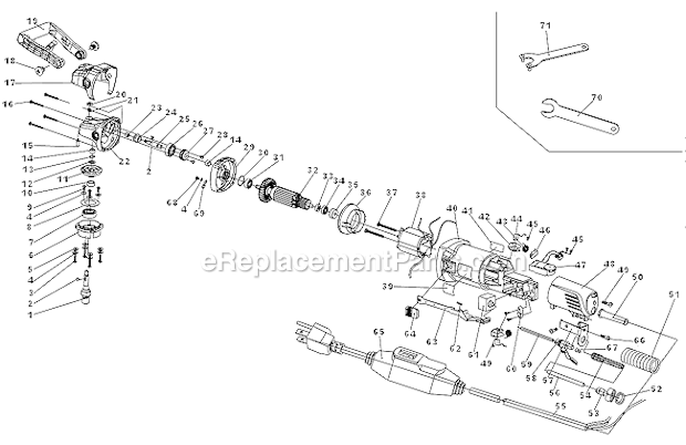 Page A Diagram and Parts List for WDP-120  Alpha Sander Polisher