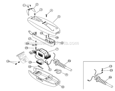 Part Location Diagram of 65842 Andis Hanger Hook
