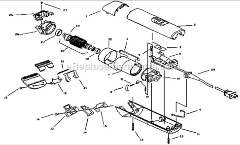 Super_2-Speed_120V_Red_Size_10 Diagram and Parts List for AGC2 22760 Andis Clipper Trimmer