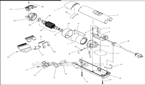 Page A Diagram and Parts List for AGC2 SUPER Andis Clipper Trimmer