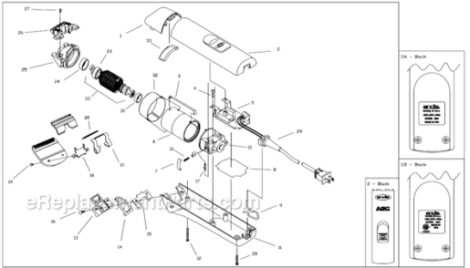 Part Location Diagram of 27847 Andis Carbon Brush With Wire Lead An