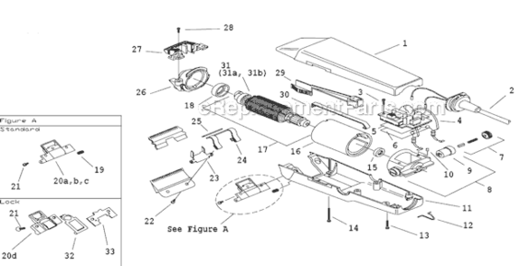 Part Location Diagram of 64027 Andis Hair Clipper Blade Guide