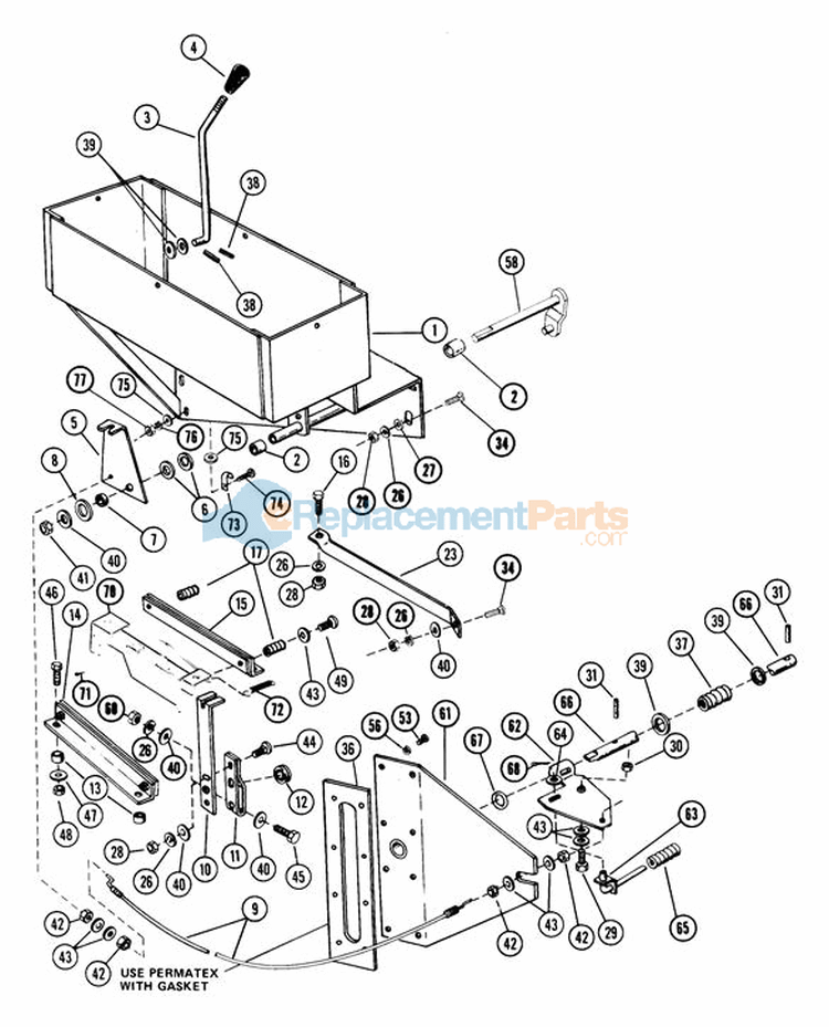 Hydrostatic Controls & Console Diagram and Parts List for 931006 000101 Ariens Lawn Tractor