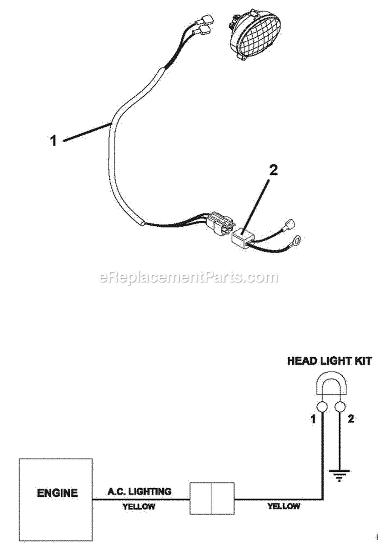 Deflector Kit-72601700 Diagram and Parts List for 926045 001001 Ariens Snow Blower