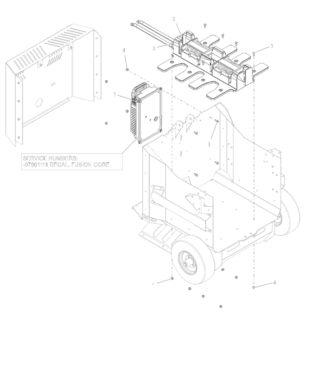 Electrical Diagram and Parts List for 897003 001000 + Ariens Miscellaneous