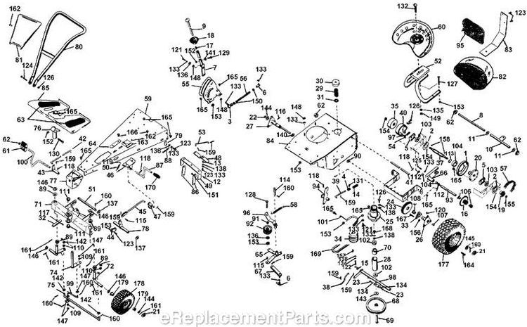 Tractor Parts List For Fairway 5 Diagram and Parts List for 12M5 008501 Ariens Lawn Tractor