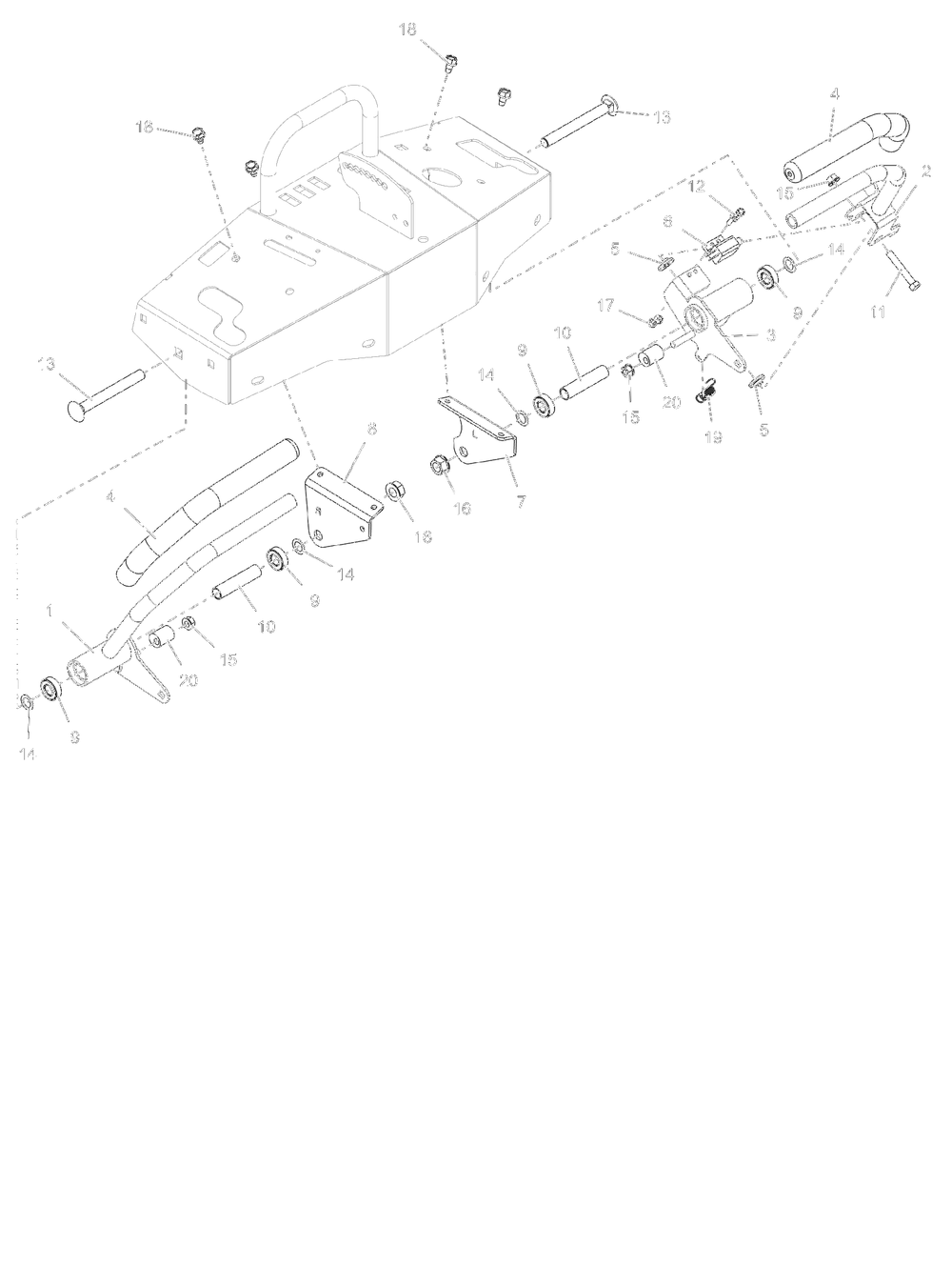 Drive Controls Diagram and Parts List for 994302 000101 + Ariens Lawn Tractor Accessories