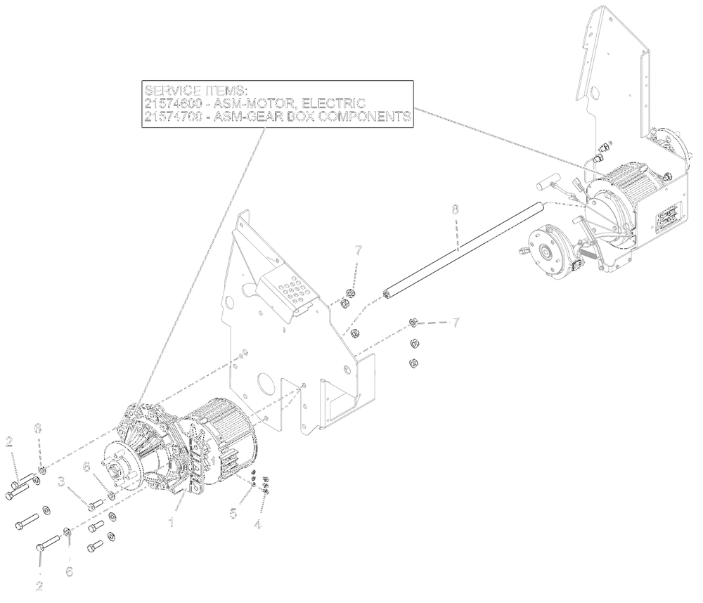 Wheel Motors Diagram and Parts List for 998302 000500 - 000999 Ariens Lawn Tractor
