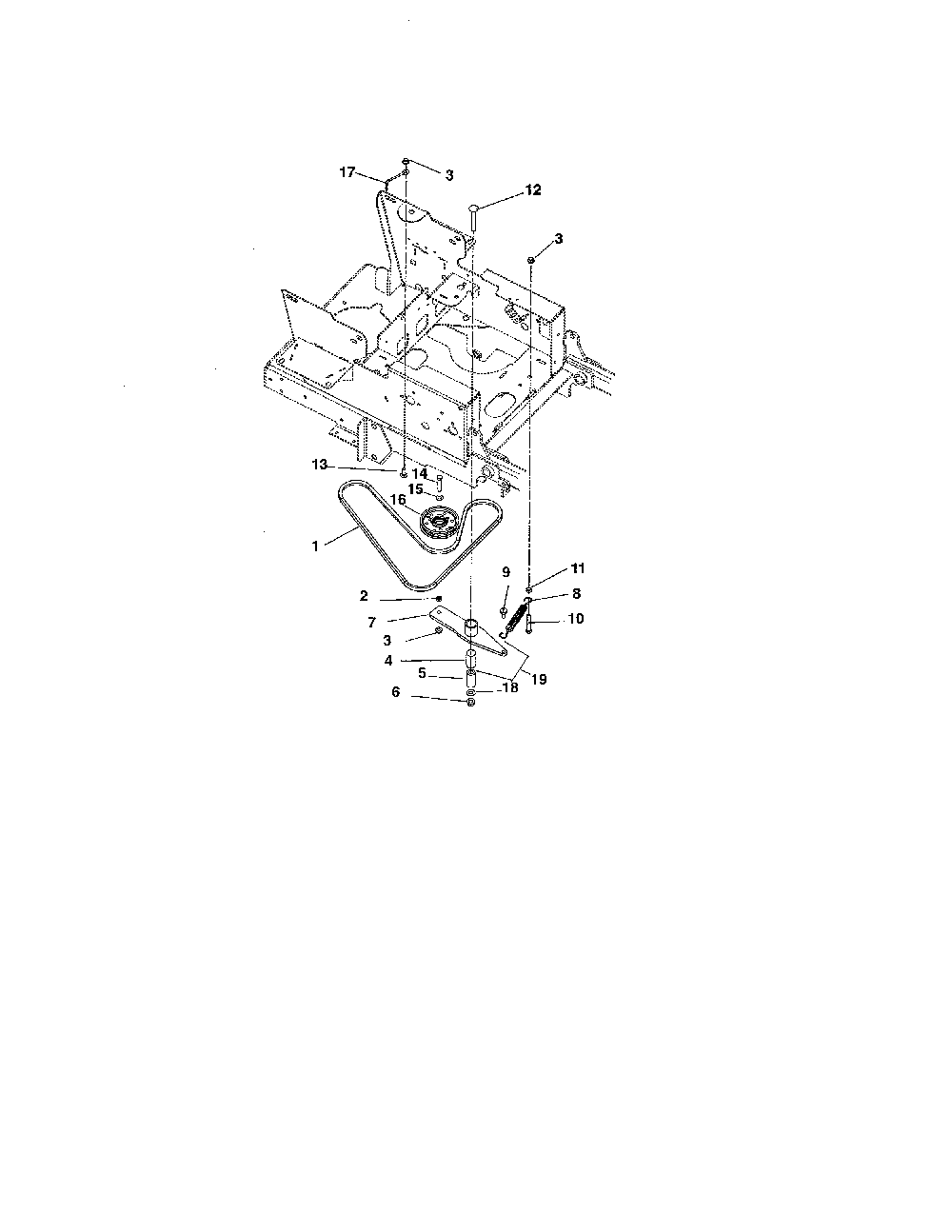 Hydro drive Diagram and Parts List for 99105600  Ariens Lawn Mower