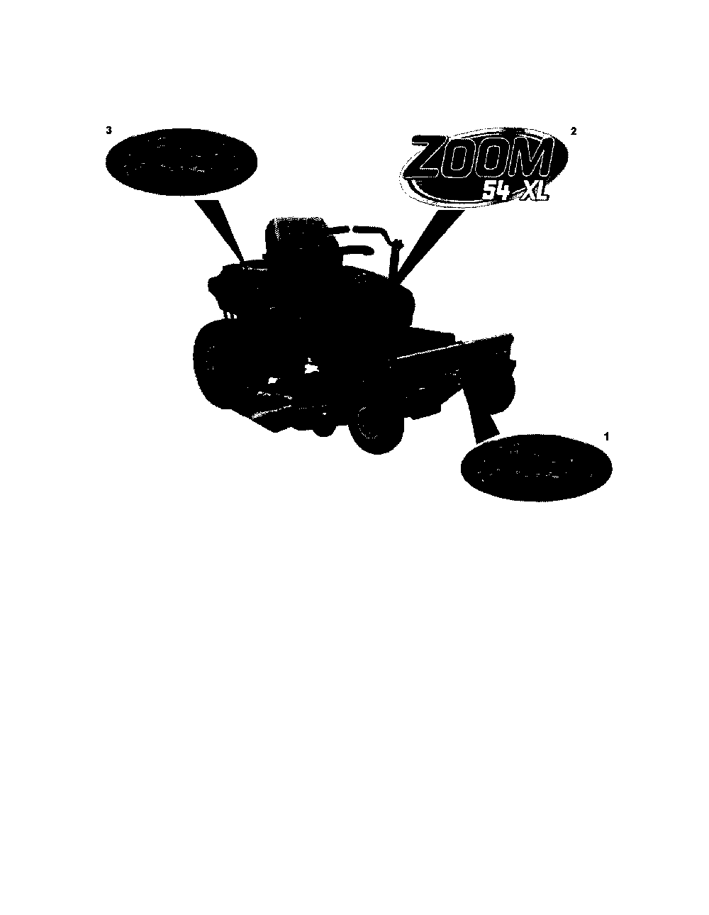 Decals-style Diagram and Parts List for 91514900  Ariens Lawn Mower