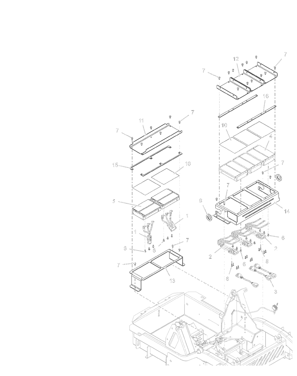 Electrical - Controllers And Mounts - 60-Inch Diagram and Parts List for 997314 001500 - 001999 Ariens Lawn Tractor