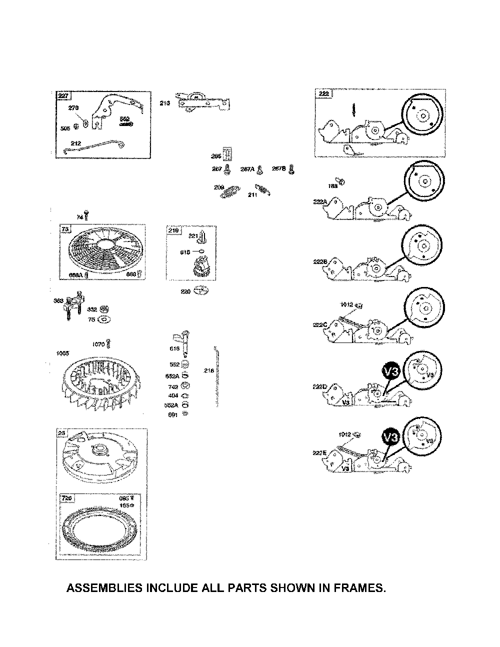 Controls/flywheel Diagram and Parts List for 96046001600  Ariens Lawn Tractor