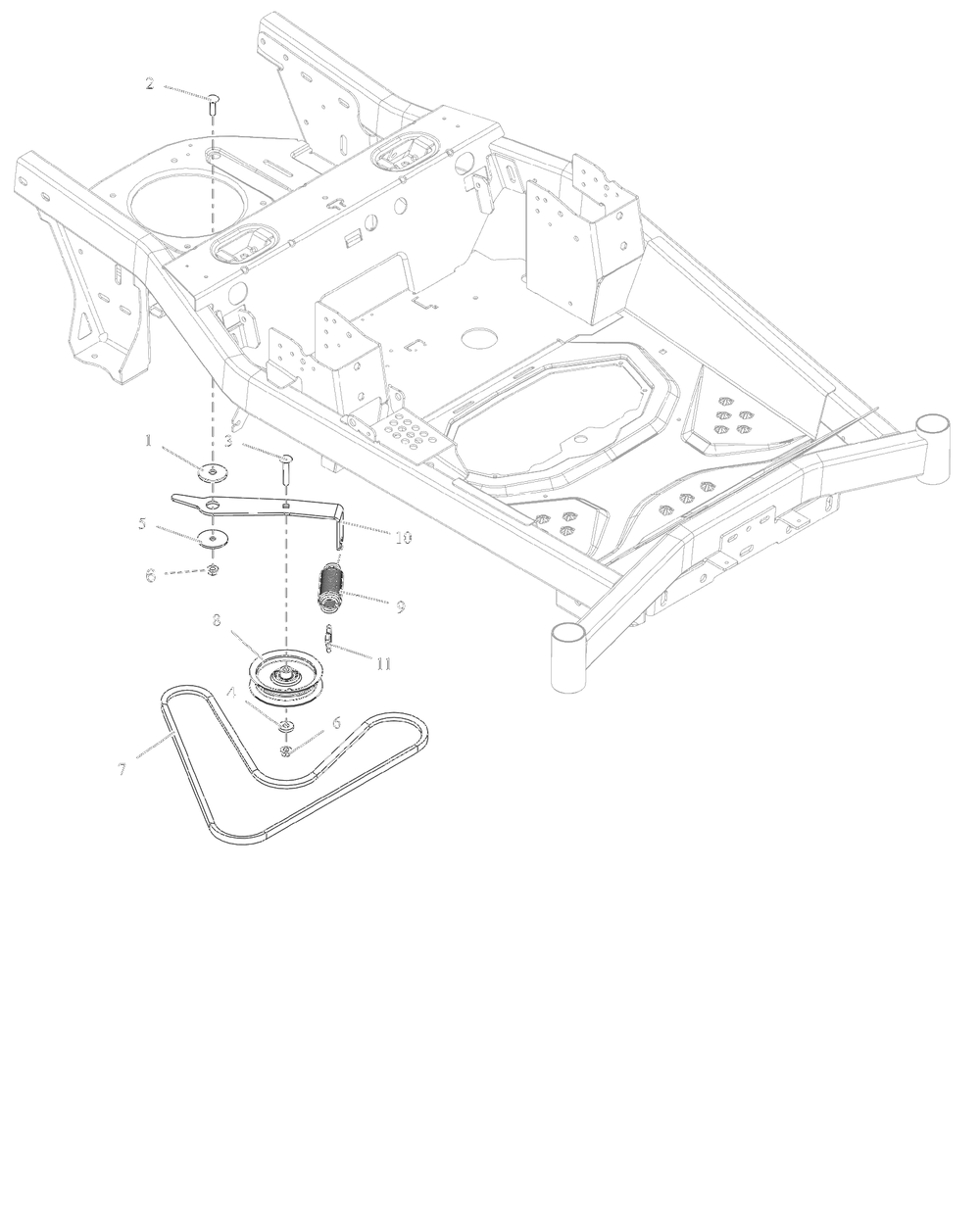 Transaxle Drive Diagram and Parts List for 918027 035000 + Ariens Lawn Tractor