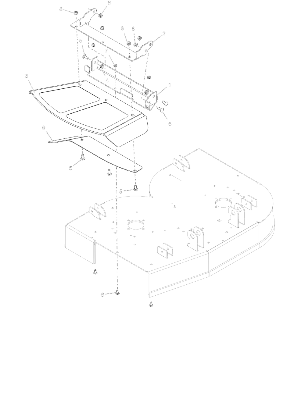 Discharge Chute Diagram and Parts List for 994302 000101 + Ariens Lawn Tractor Accessories