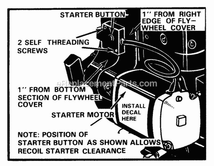 Page B Diagram and Parts List for 722006  Ariens Snow Blower