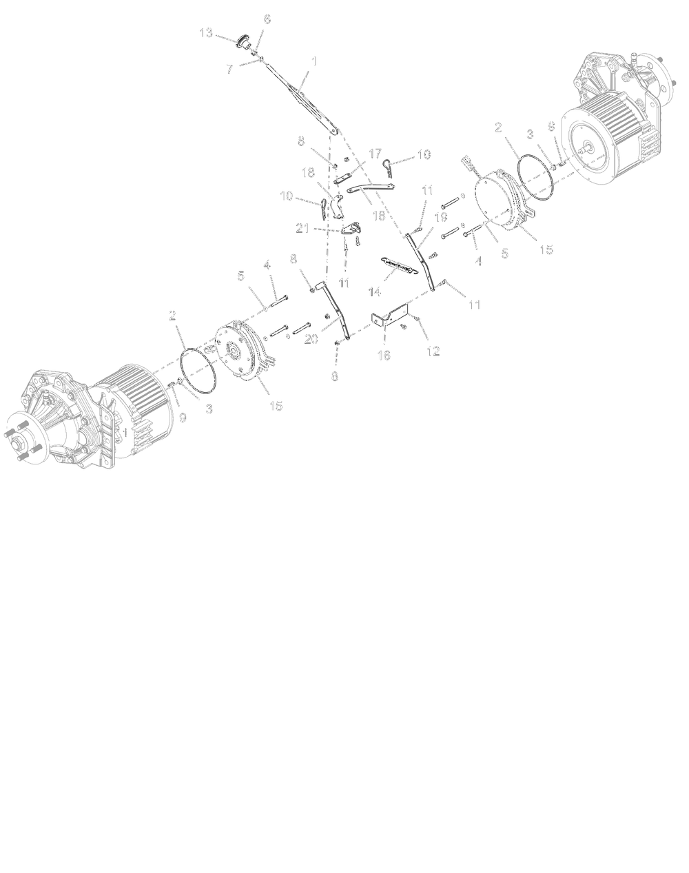 Brake Diagram and Parts List for 998303 001000 + Ariens Lawn Tractor