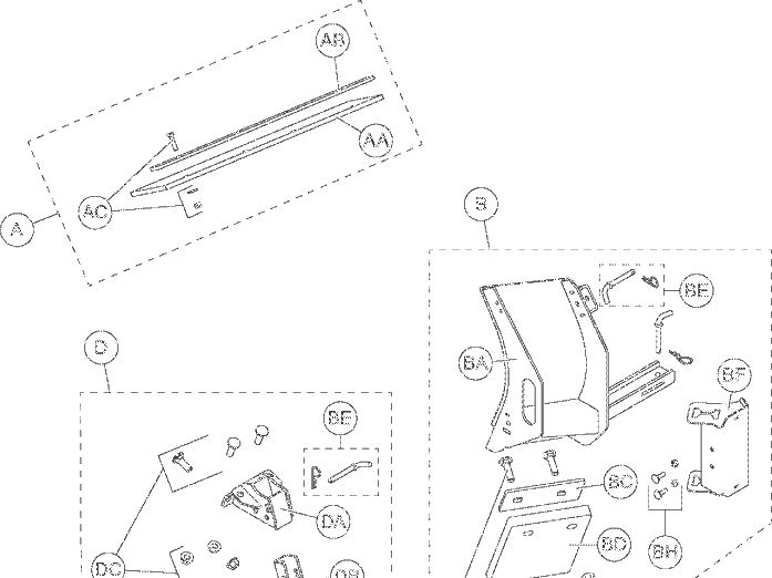 Accessories Diagram and Parts List for 851007 000101 Ariens Lawn Tractor Accessories