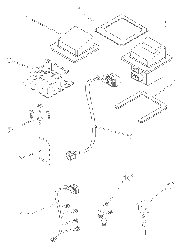 Eye-Qtm Ready Accessory Kit 79207300 Diagram and Parts List for 792073-EYE  Ariens Lawn Tractor