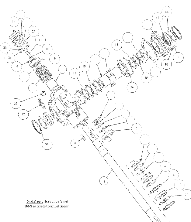 Gearbox 30124800 Diagram and Parts List for 851001 000101 Ariens Lawn Tractor Accessories