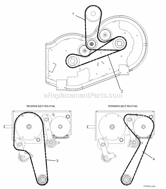 Page A Diagram and Parts List for 911413 013000 Ariens Lawn Mower