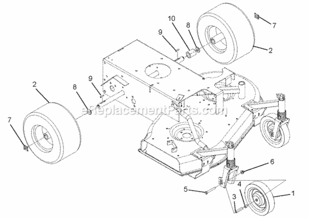 Page L Diagram and Parts List for 911413 013000 Ariens Lawn Mower