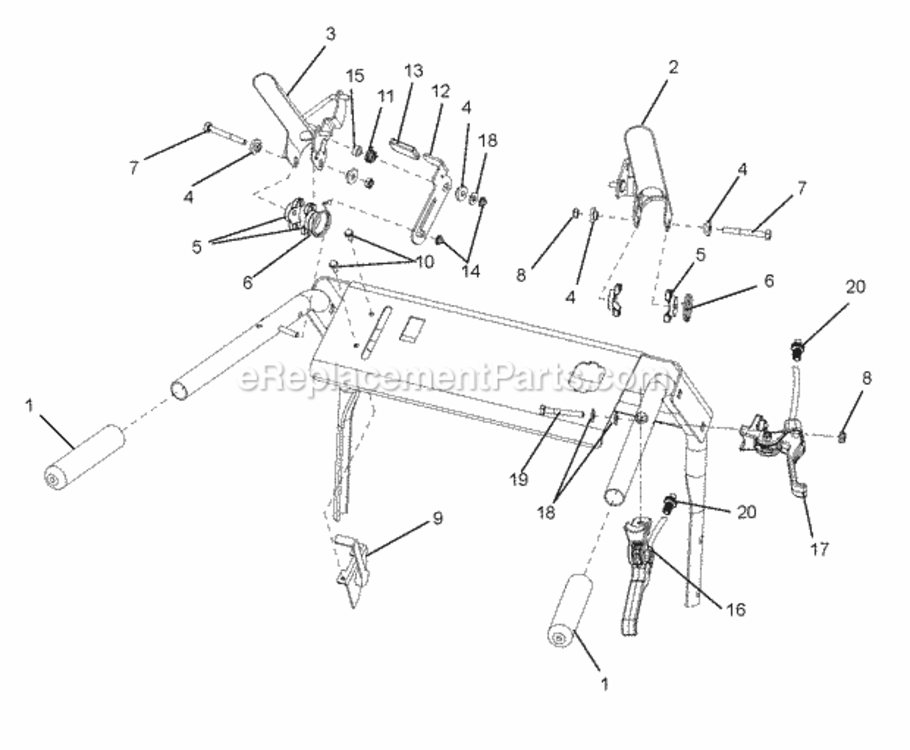 Page C Diagram and Parts List for 911413 013000 Ariens Lawn Mower