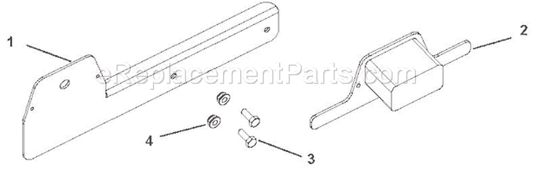 Accessories - License Plate Light Kit Diagram and Parts List for 917001 004000 Ariens Log Splitter